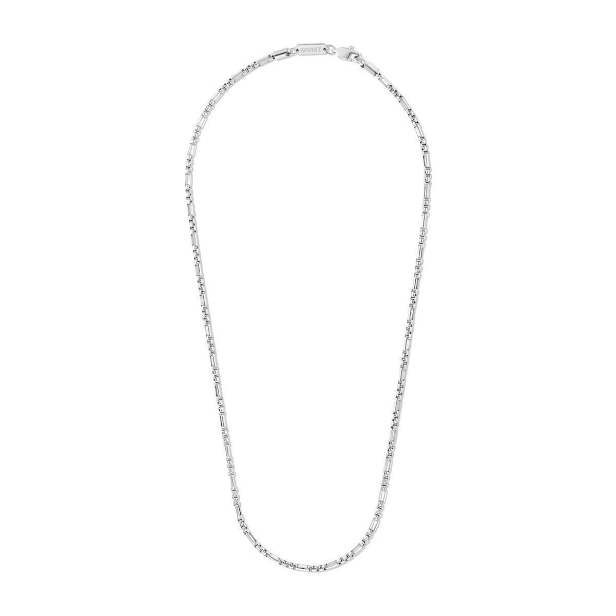 Mvmt Figaro Box Chain Necklace Silver