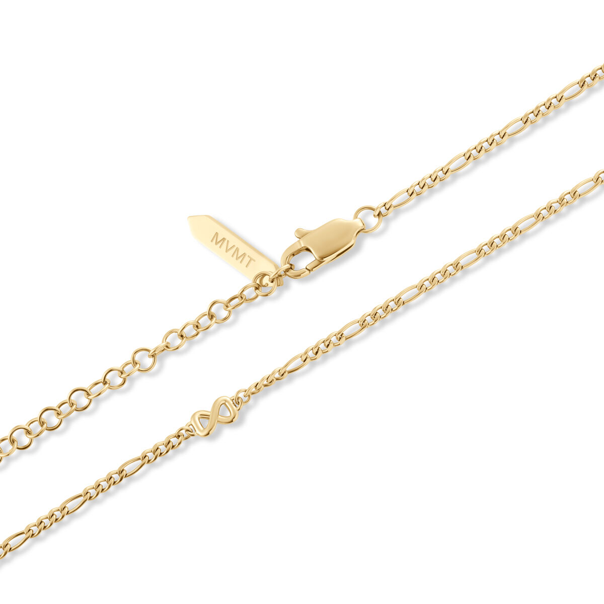 Mvmt Figaro Chain Bracelet - 1.8MM Gold