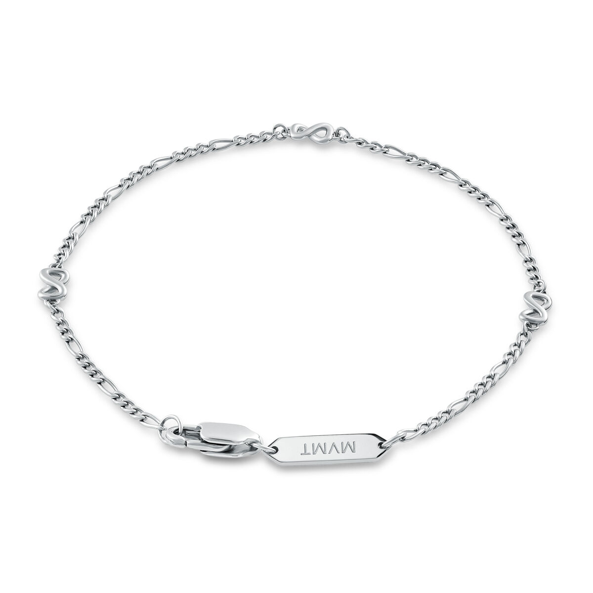 Mvmt Figaro Chain Bracelet - 1.8MM Silver