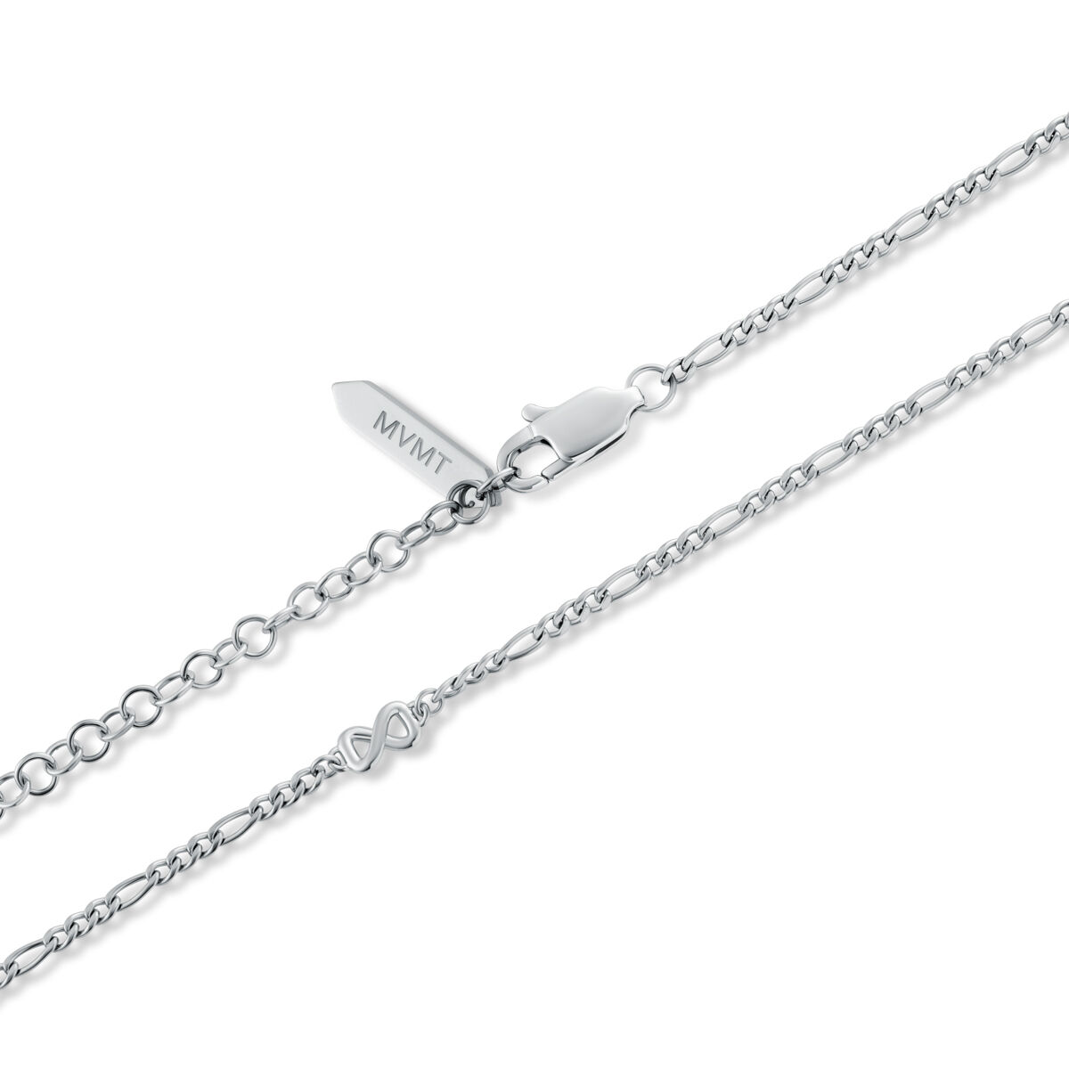Mvmt Figaro Chain Bracelet - 1.8MM Silver