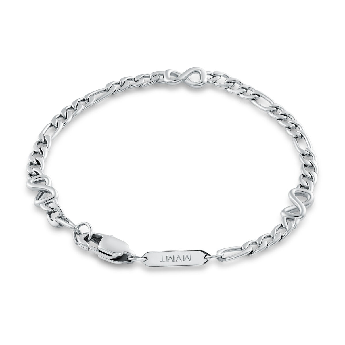 Mvmt Figaro Chain Bracelet - 3.8MM Silver