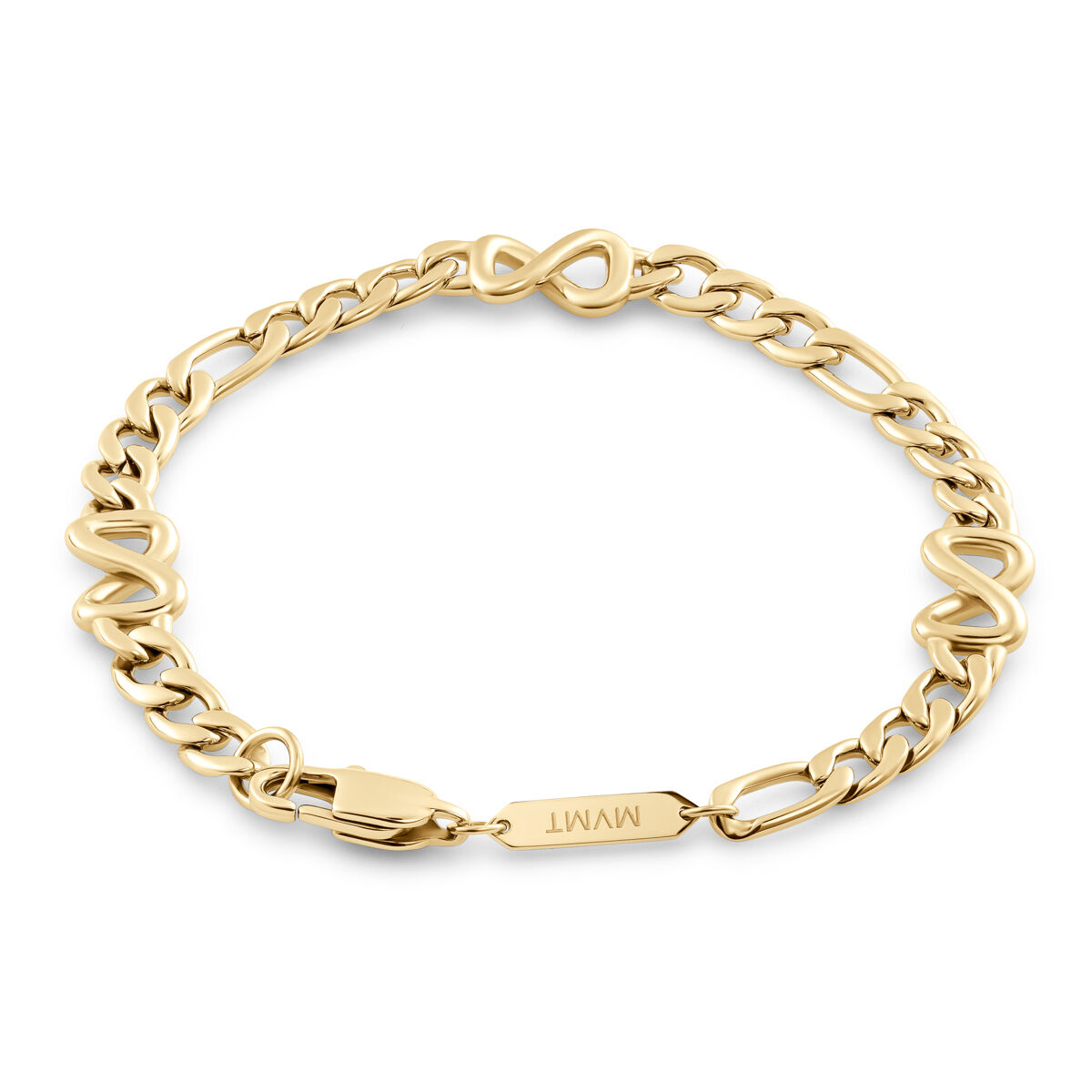 Mvmt Figaro Chain Bracelet - 5.3MM Gold