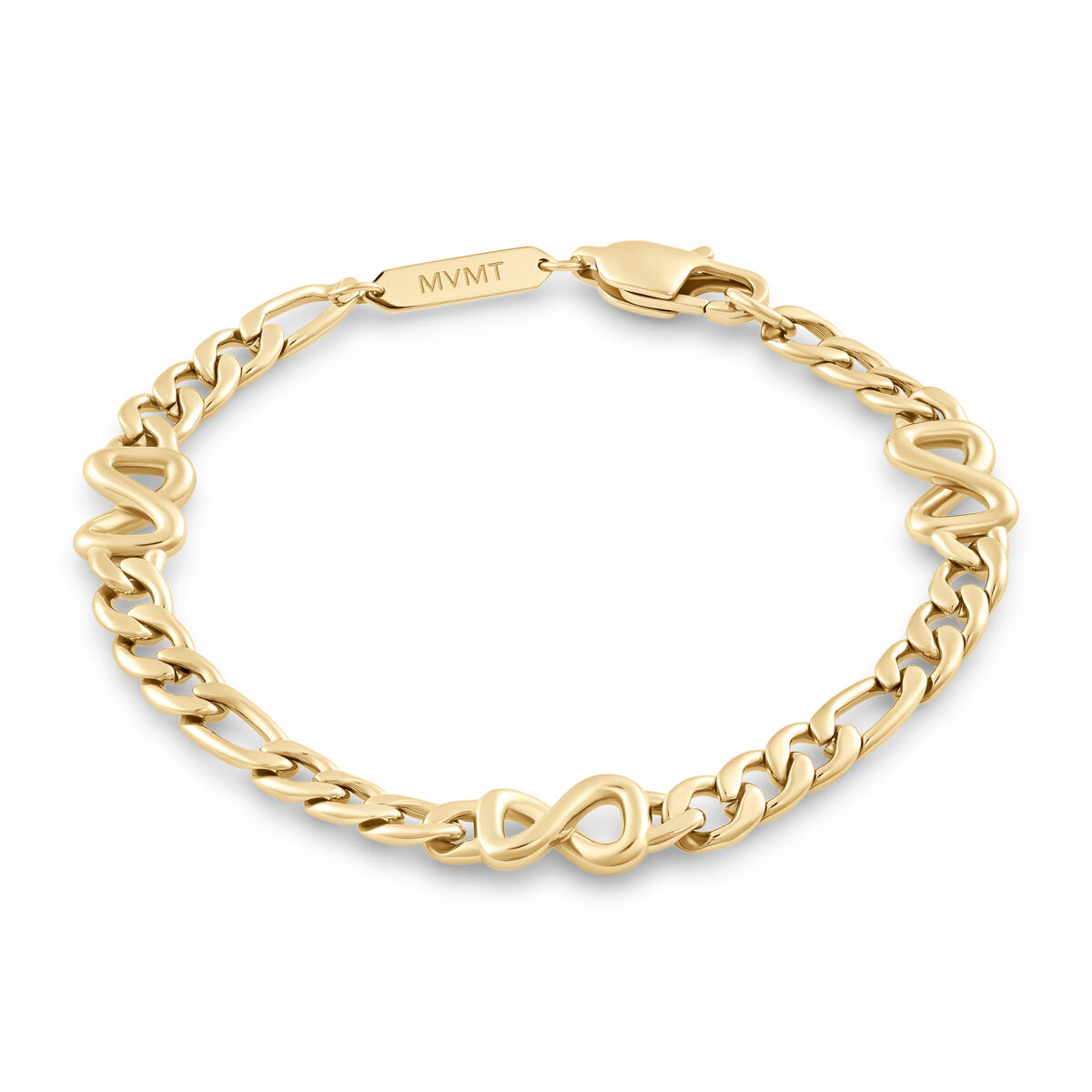 mvmt Figaro Chain Bracelet - 5.3MM Gold