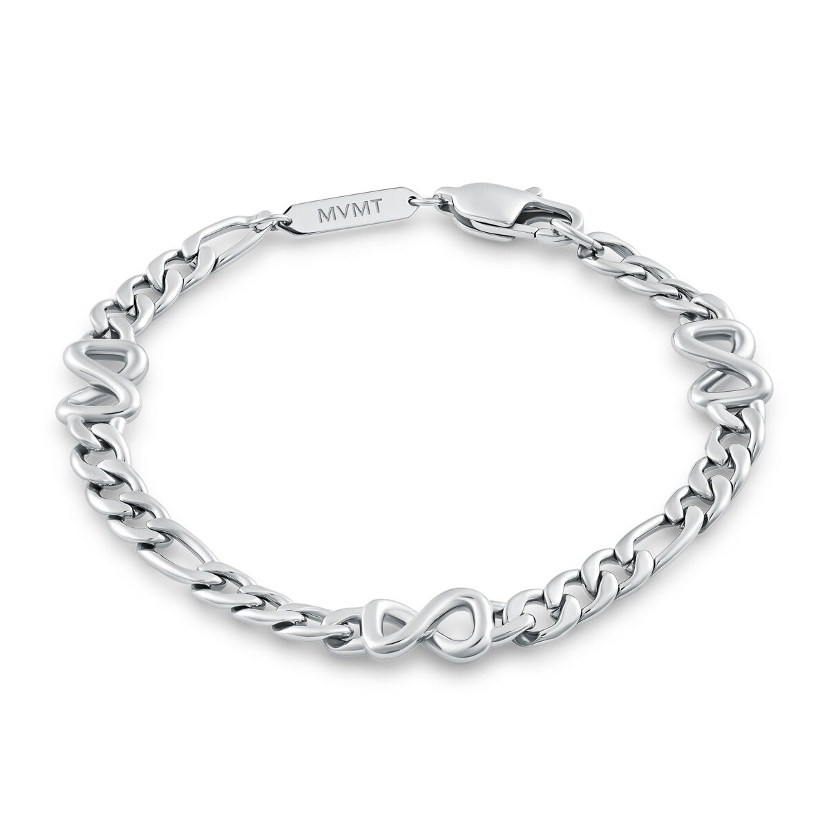 mvmt Figaro Chain Bracelet - 5.3MM Silver