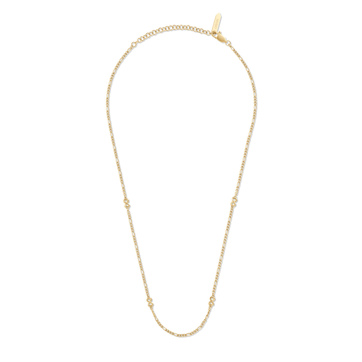 Mvmt Figaro Chain Necklace - 1.8MM Gold