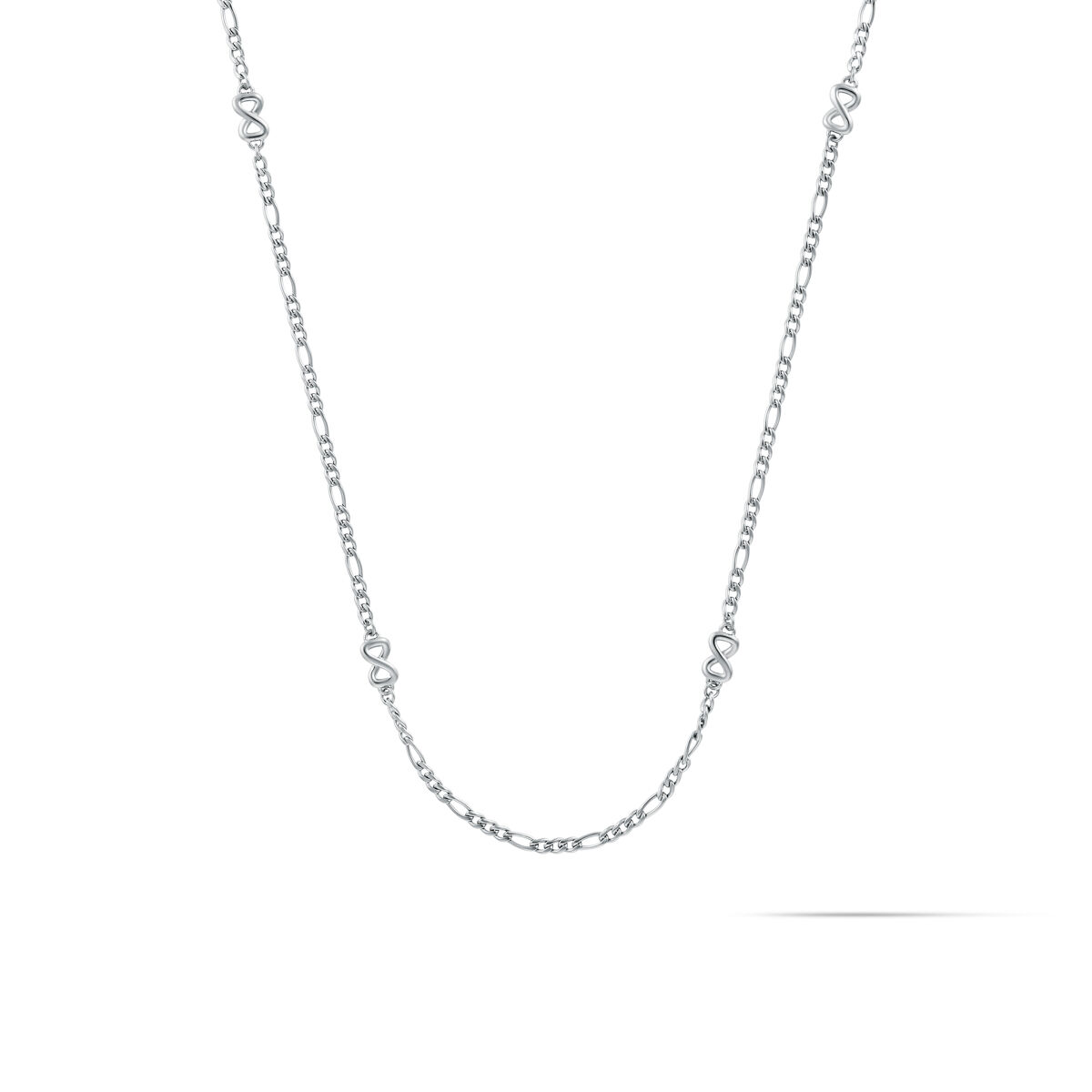 mvmt Figaro Chain Necklace - 1.8MM Silver