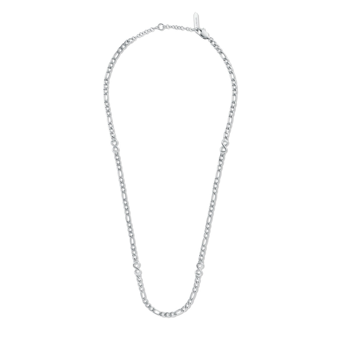 Mvmt Figaro Chain Necklace - 3.8MM Silver