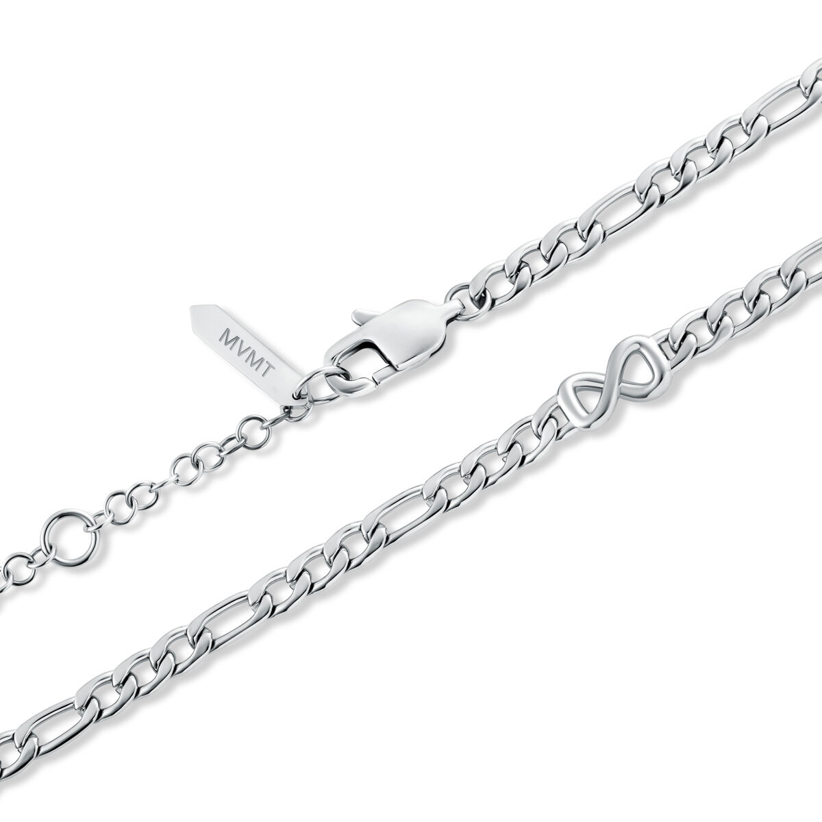 Mvmt Figaro Chain Necklace - 3.8MM Silver