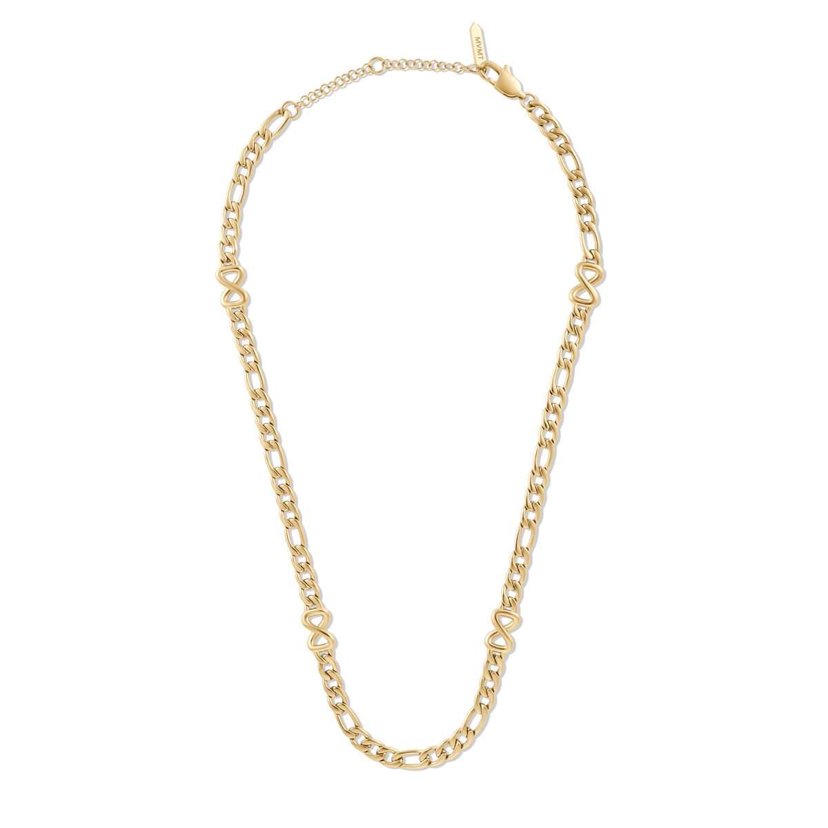 Mvmt Figaro Chain Necklace - 5.3MM Gold
