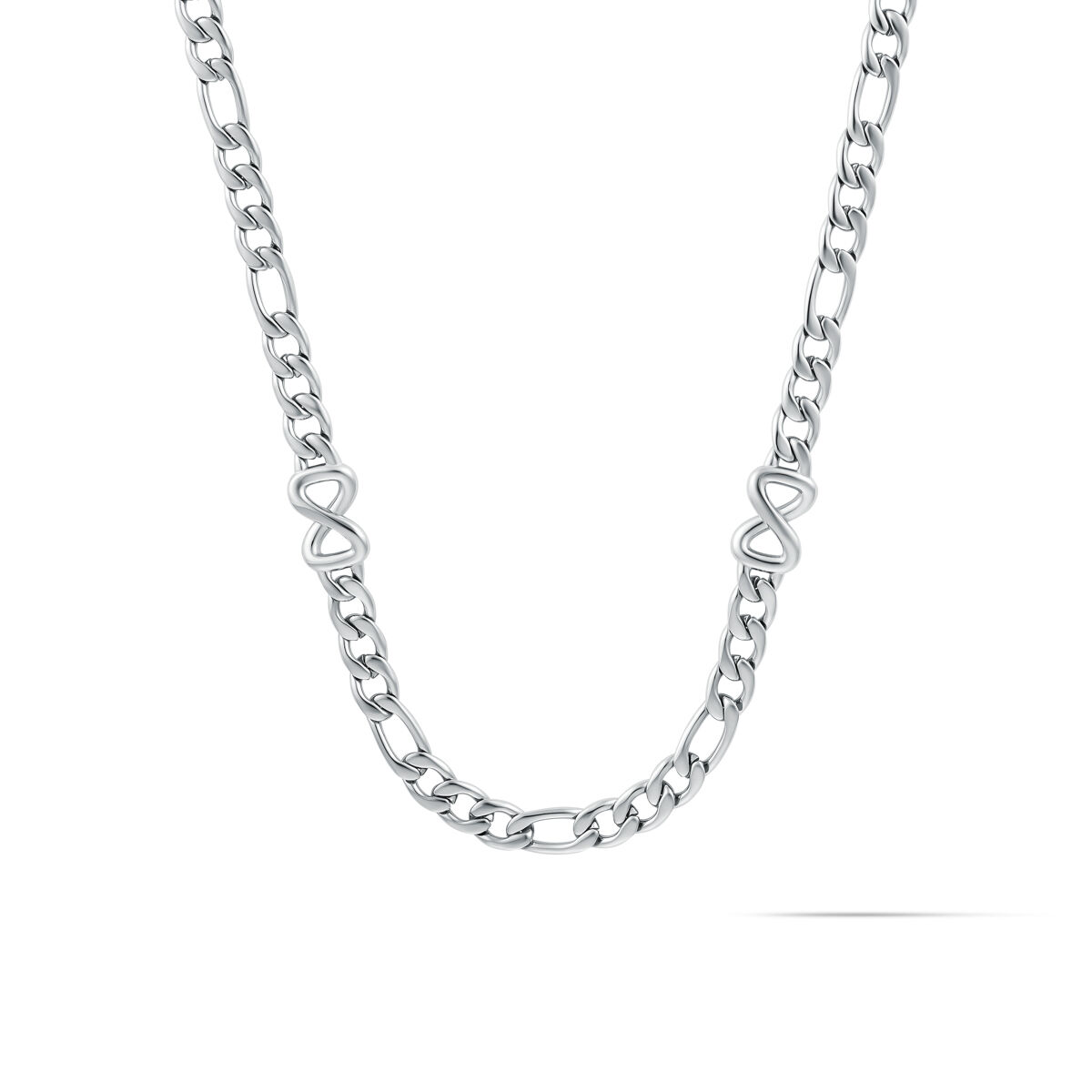 mvmt Figaro Chain Necklace - 5.3MM Silver