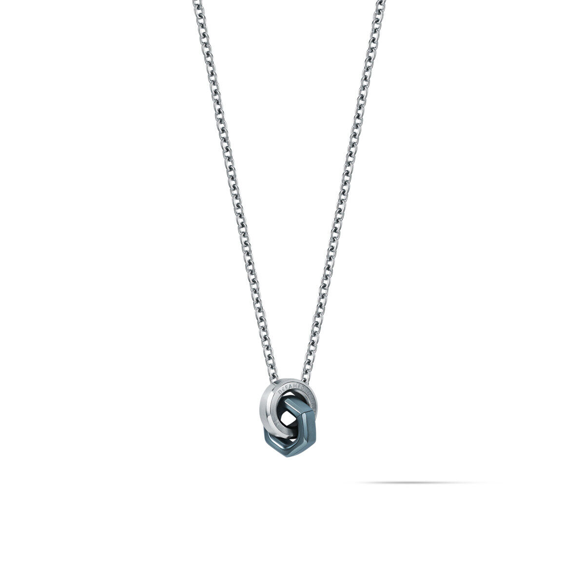 Mvmt Hardware Necklace Silver + Ice Blue