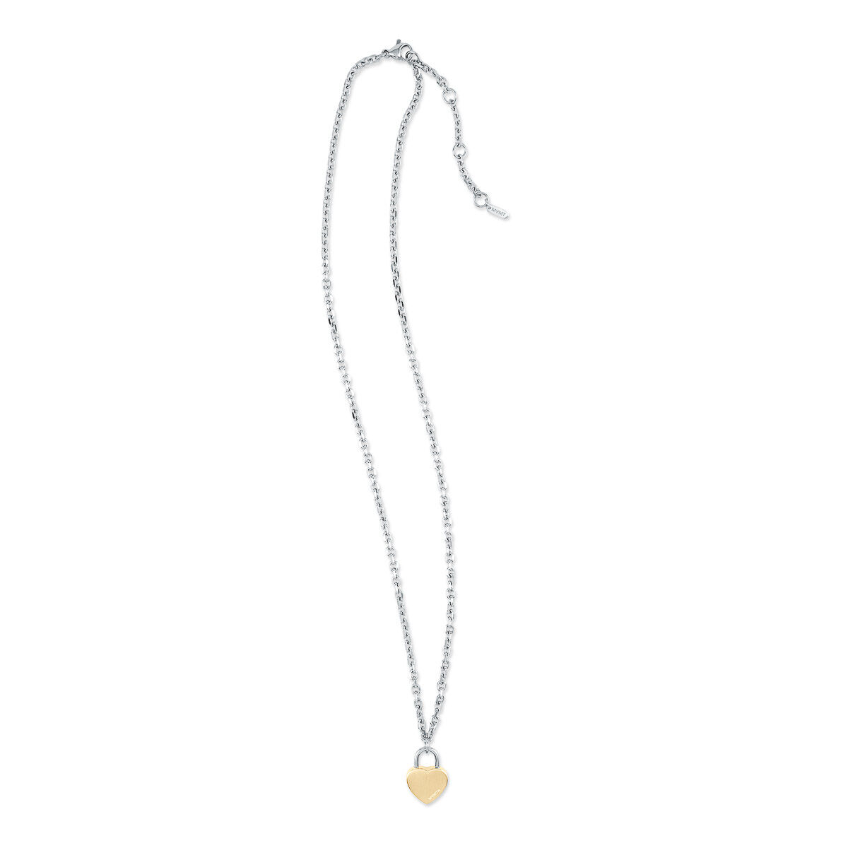 Mvmt Heartlock Necklace Silver + Gold