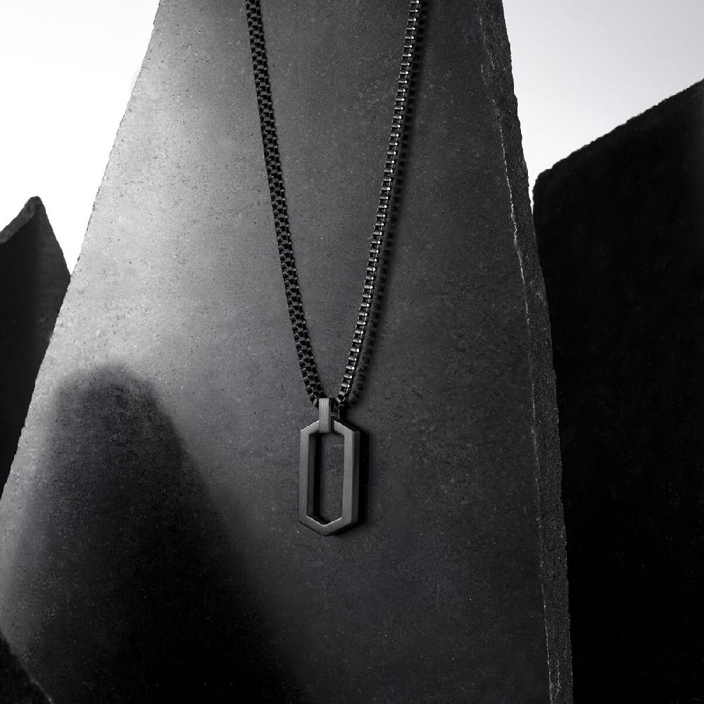 Mvmt Hex Necklace Black