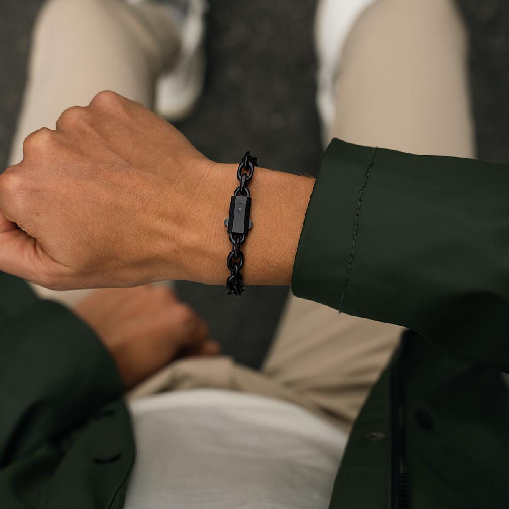 Mvmt Industry Chain Bracelet Black