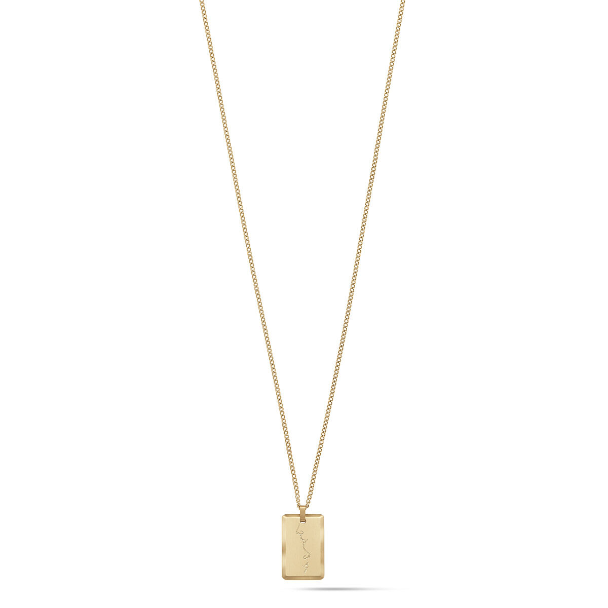 mvmt Kiss Pendant Necklace Gold