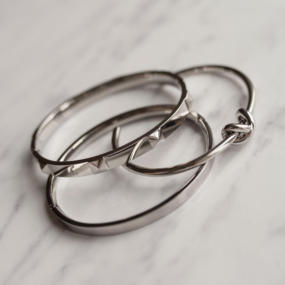 Mvmt Knot Cuff Silver