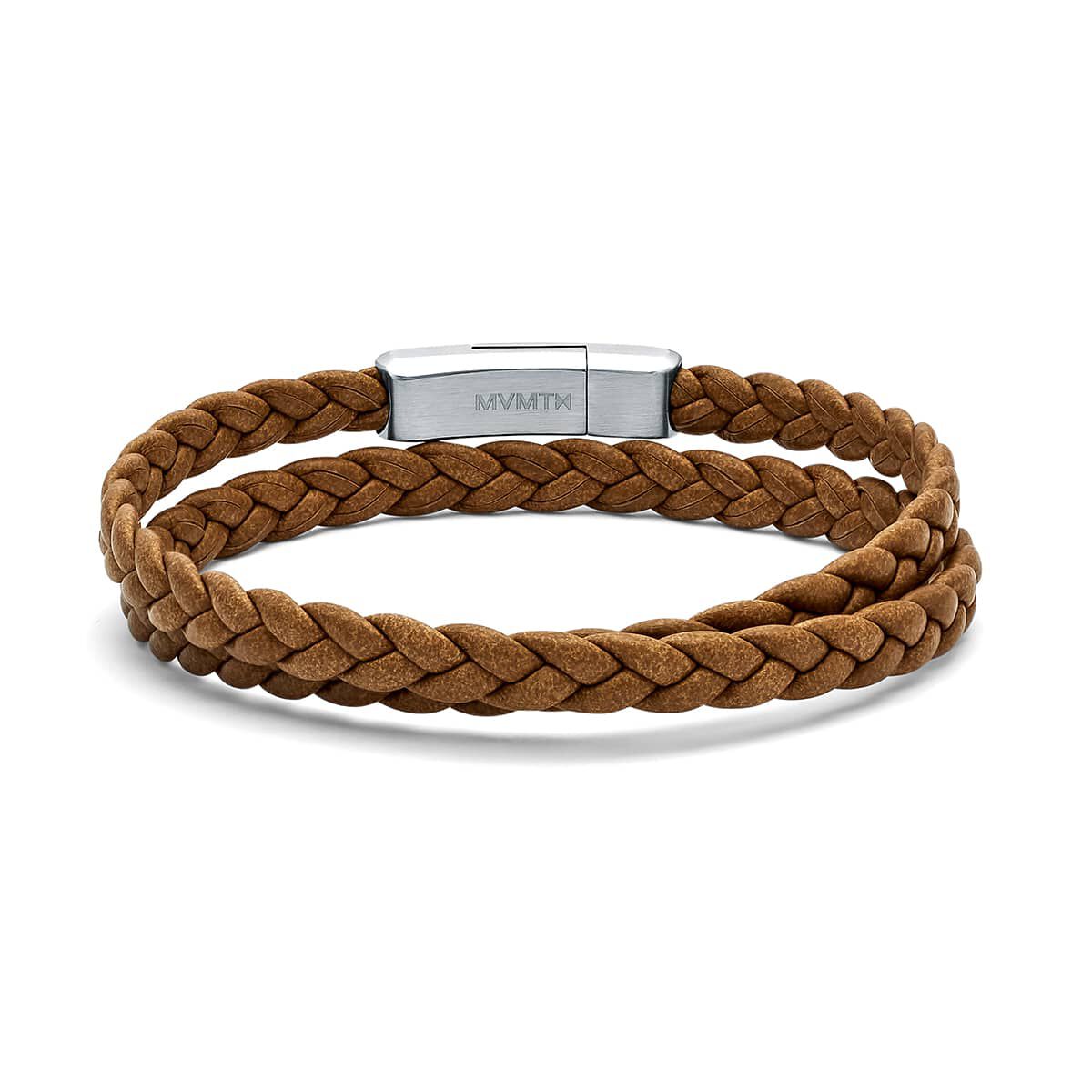 Mvmt Leather Dress Wrap Tan + Silver