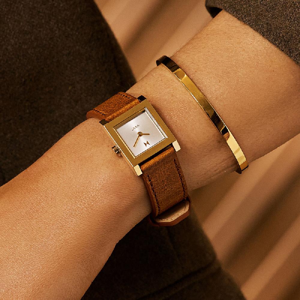 Mvmt Marquee Square Italian Tan | 22MM