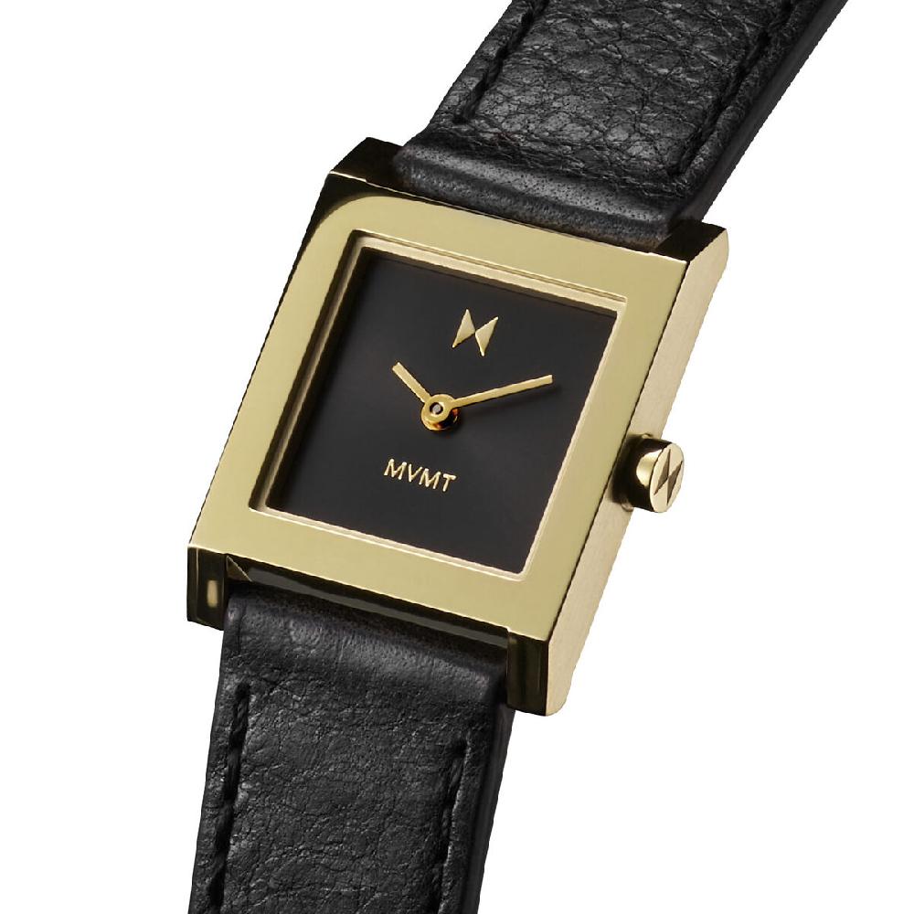 Mvmt Marquee Square Noir Gold | 22MM