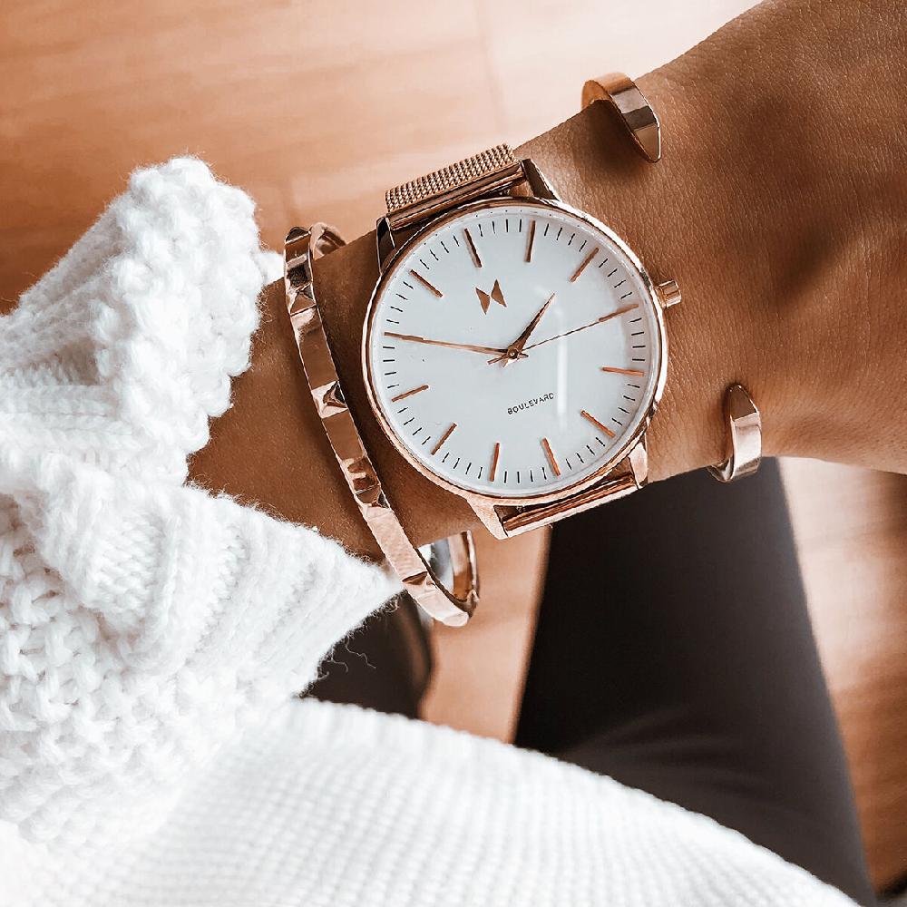 Mvmt Minimal Cuff Rose Gold