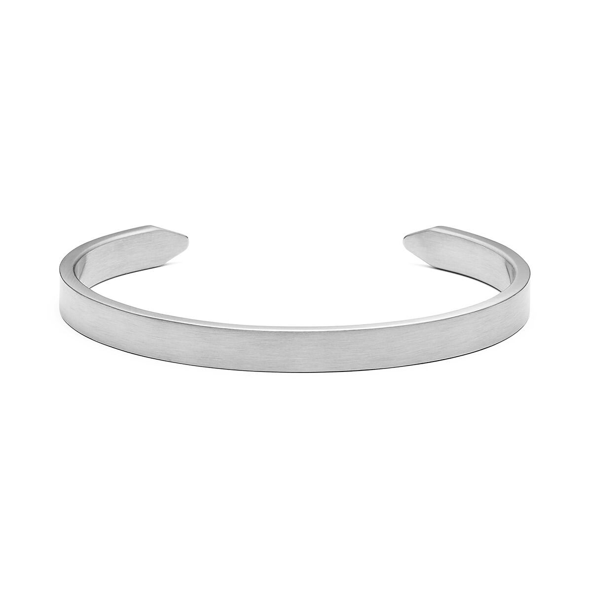 mvmt Minimal Flat Cuff Silver