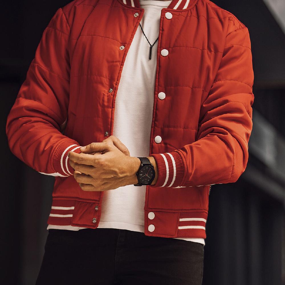 Mvmt Monolith Pendant Necklace Black