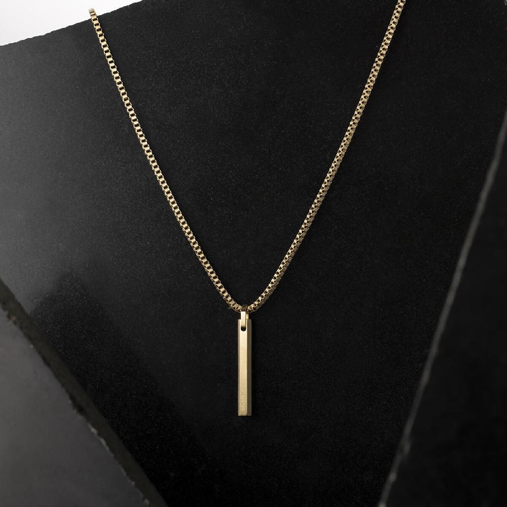 Mvmt Monolith Pendant Necklace Gold