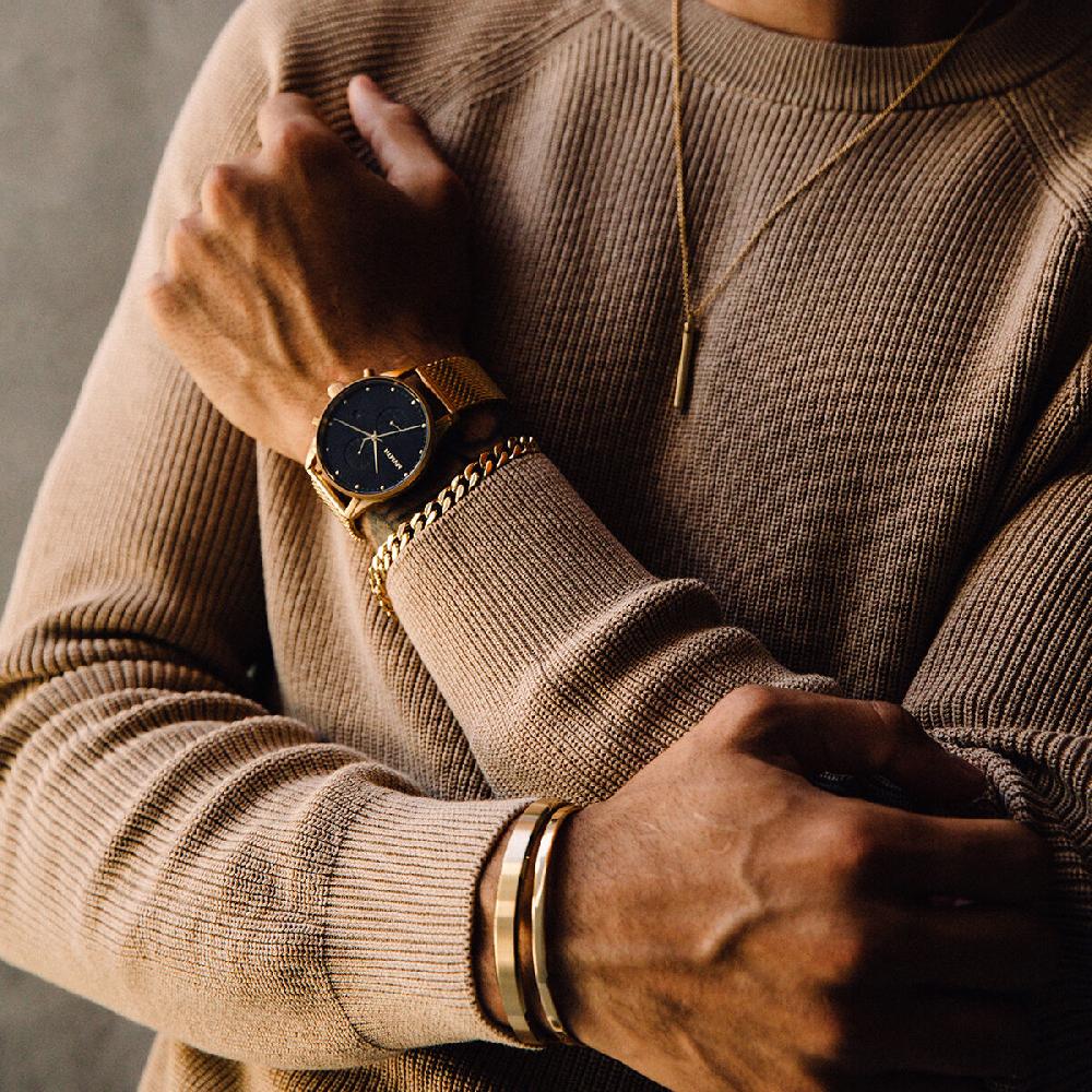 Mvmt Monolith Pendant Necklace Gold