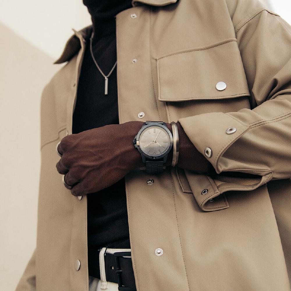 Mvmt Monolith Pendant Necklace Silver