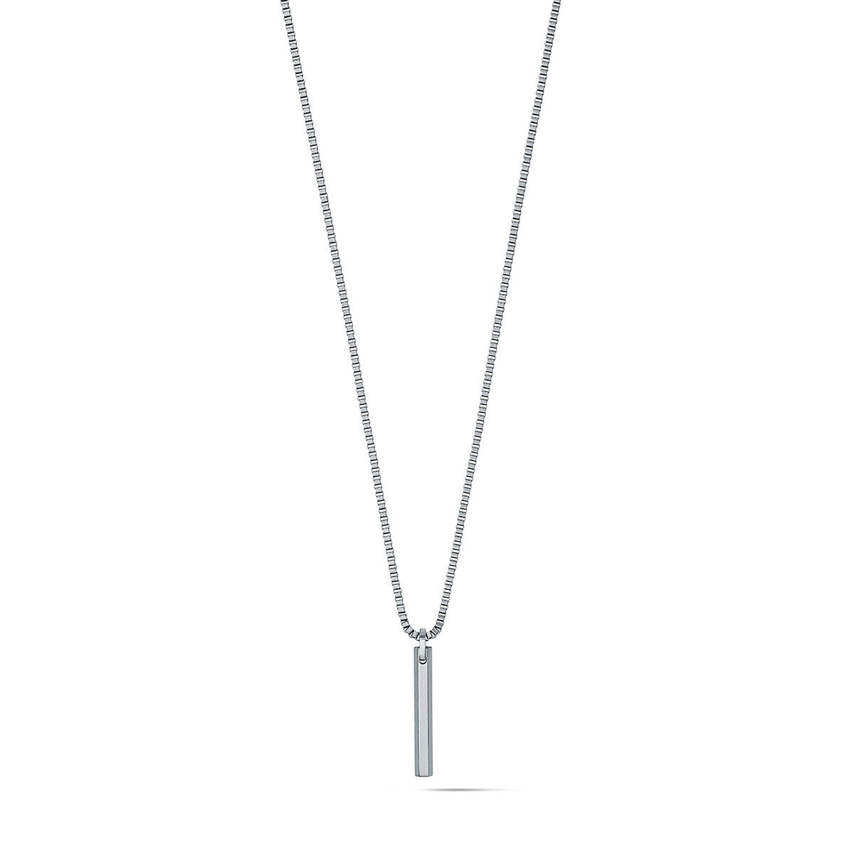 mvmt Monolith Pendant Necklace Silver