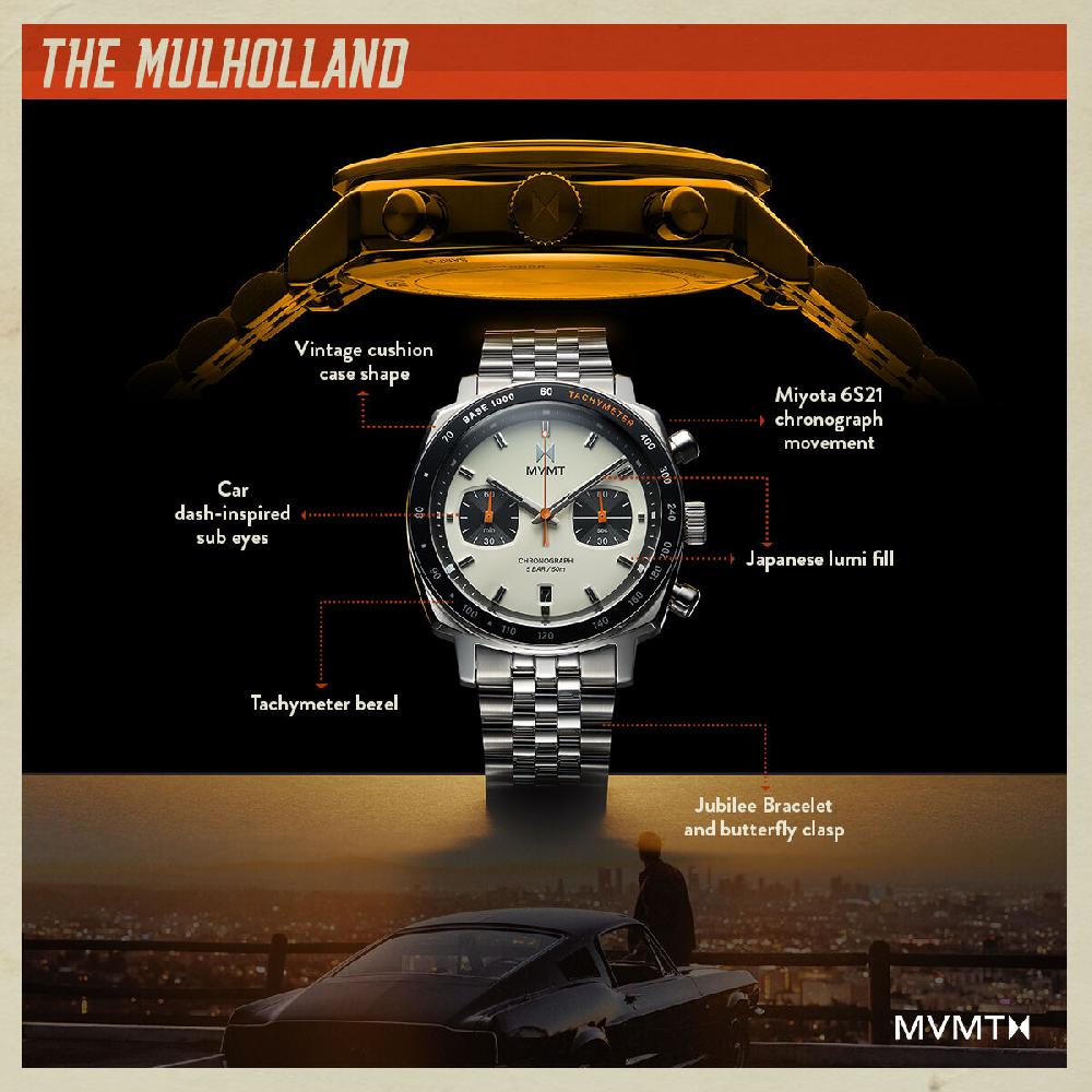 Mvmt Mulholland Chronograph Bone Ivory | 42MM