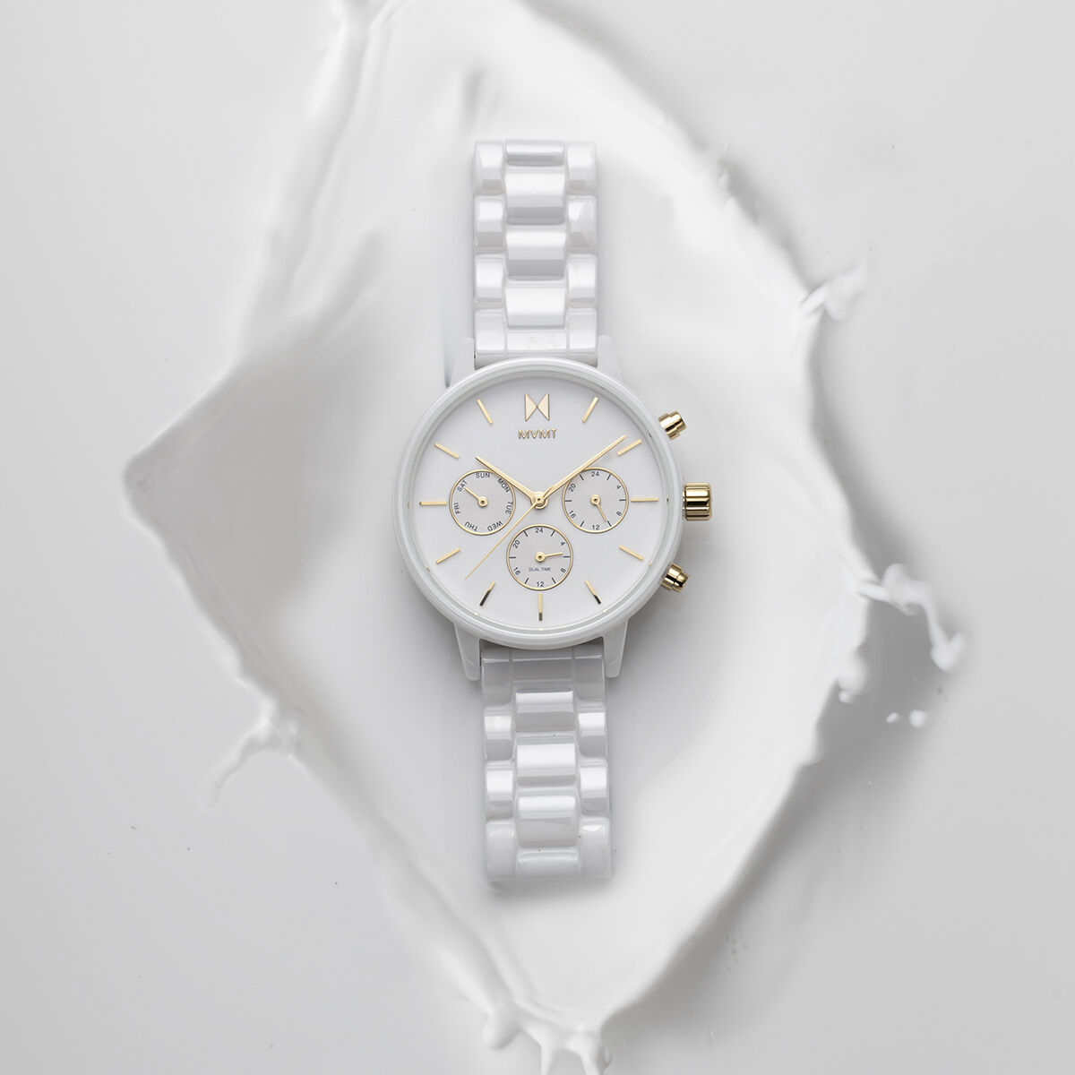 Mvmt Nova Ceramic Gloss White | 38MM