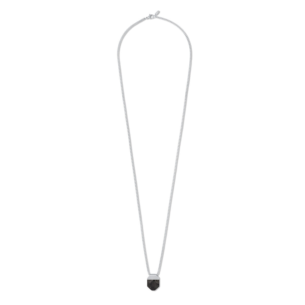 mvmt Octo Necklace Silver + Black