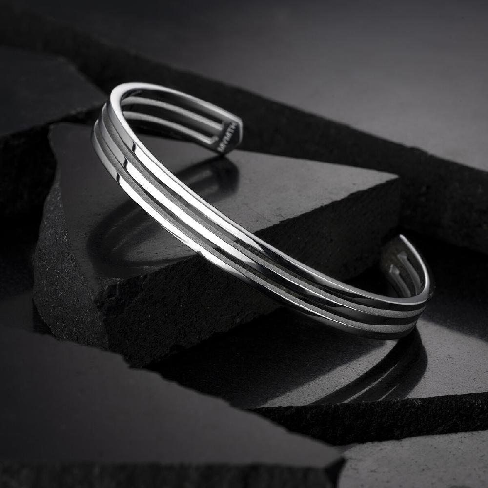 Mvmt Open Concept Cuff Silver