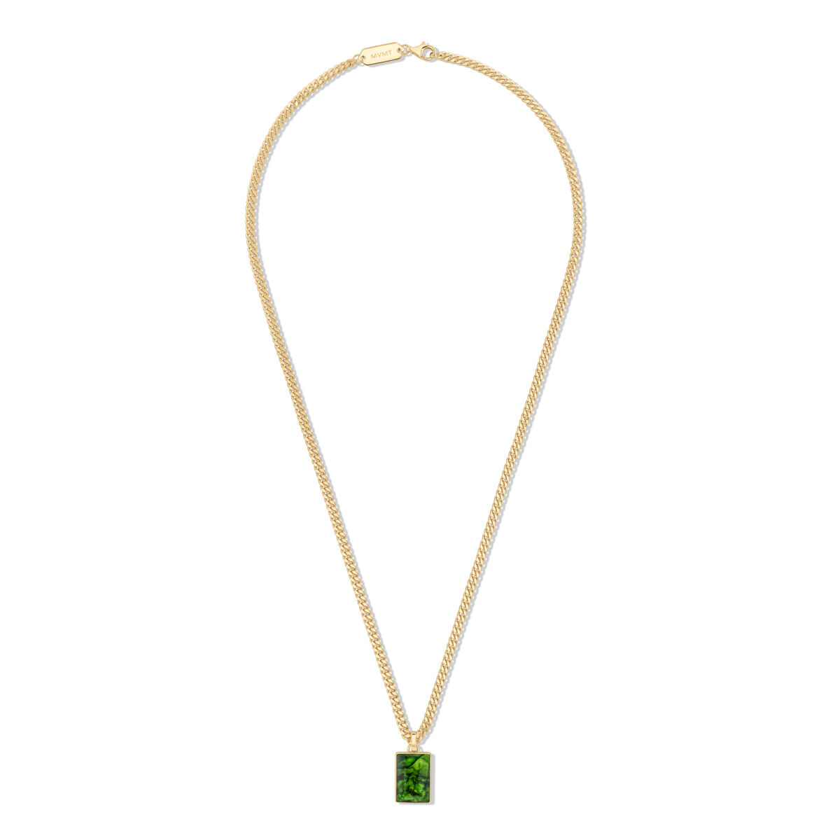Mvmt Order & Chaos Necklace Gold + Green
