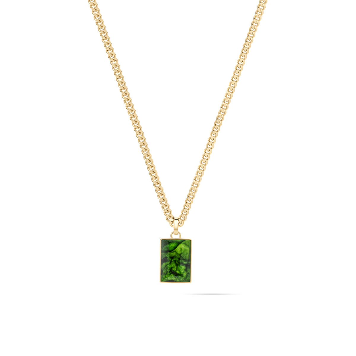 mvmt Order & Chaos Necklace Gold + Green