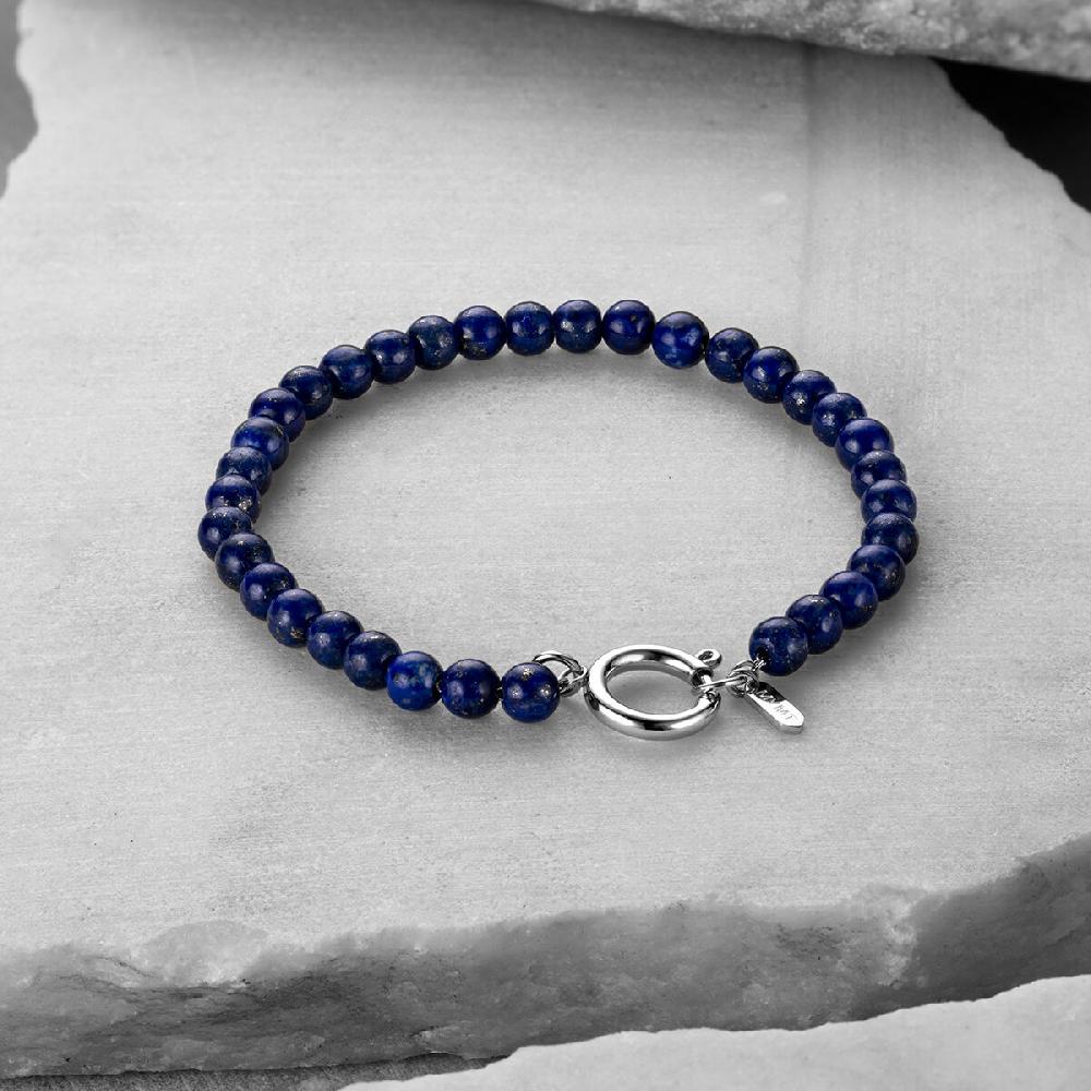 Mvmt Oval Stone Bracelet Lapis Lazull
