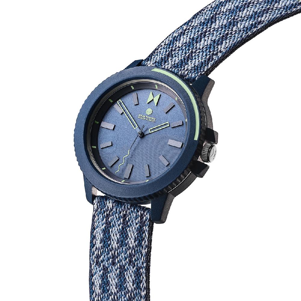 Mvmt Pacific Blue Solar Unisex Watch 38mm Blue