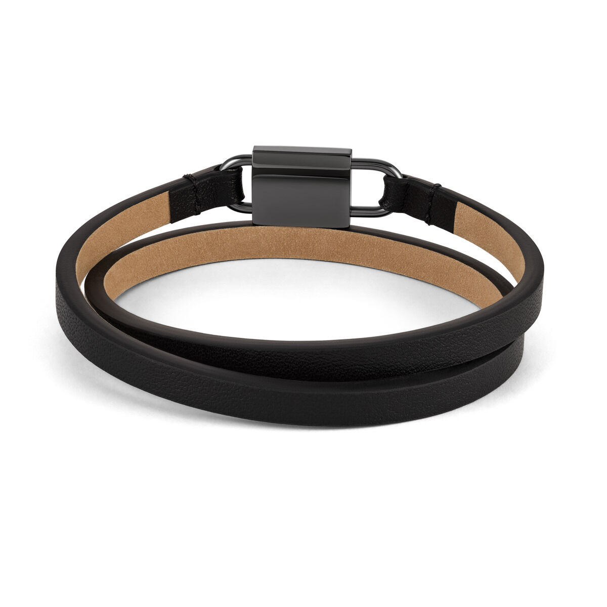 Mvmt Padlock Bracelet Black