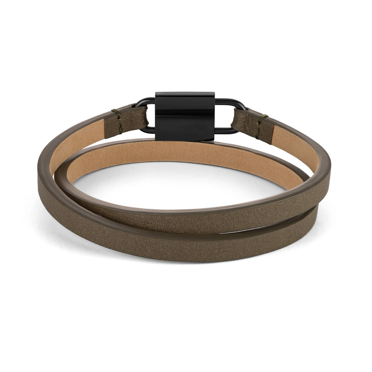 Mvmt Padlock Bracelet Olive + Grey