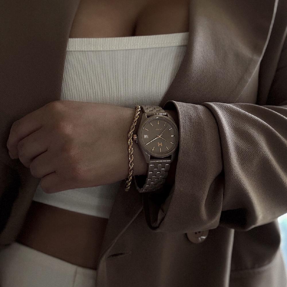 Mvmt Rise Boyfriend Ceramic Cashmere Taupe | 36MM