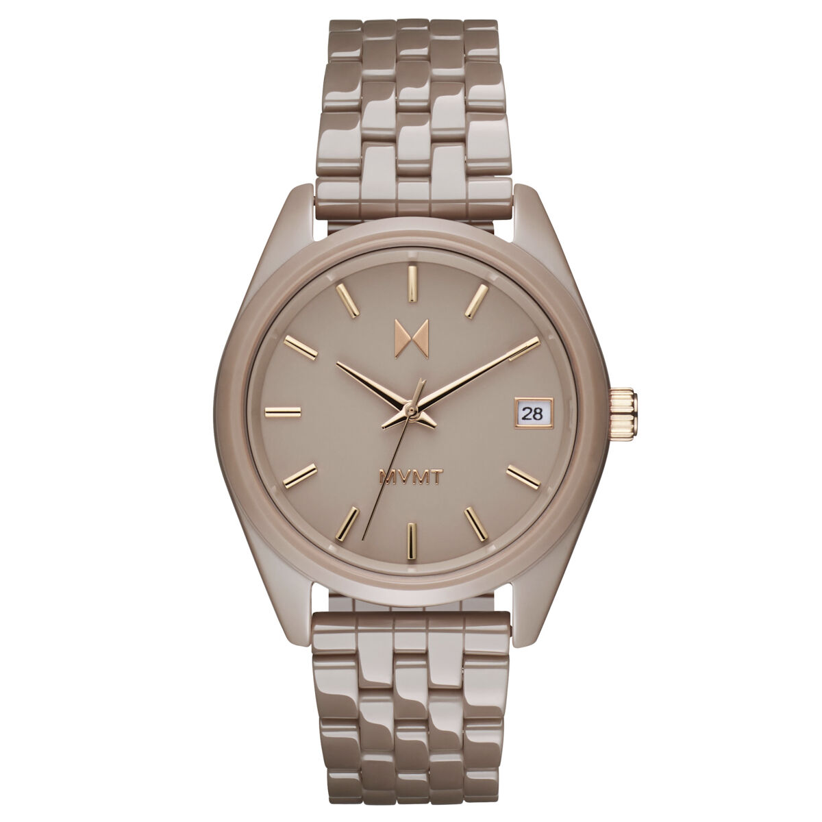mvmt Rise Boyfriend Ceramic Cashmere Taupe | 36MM