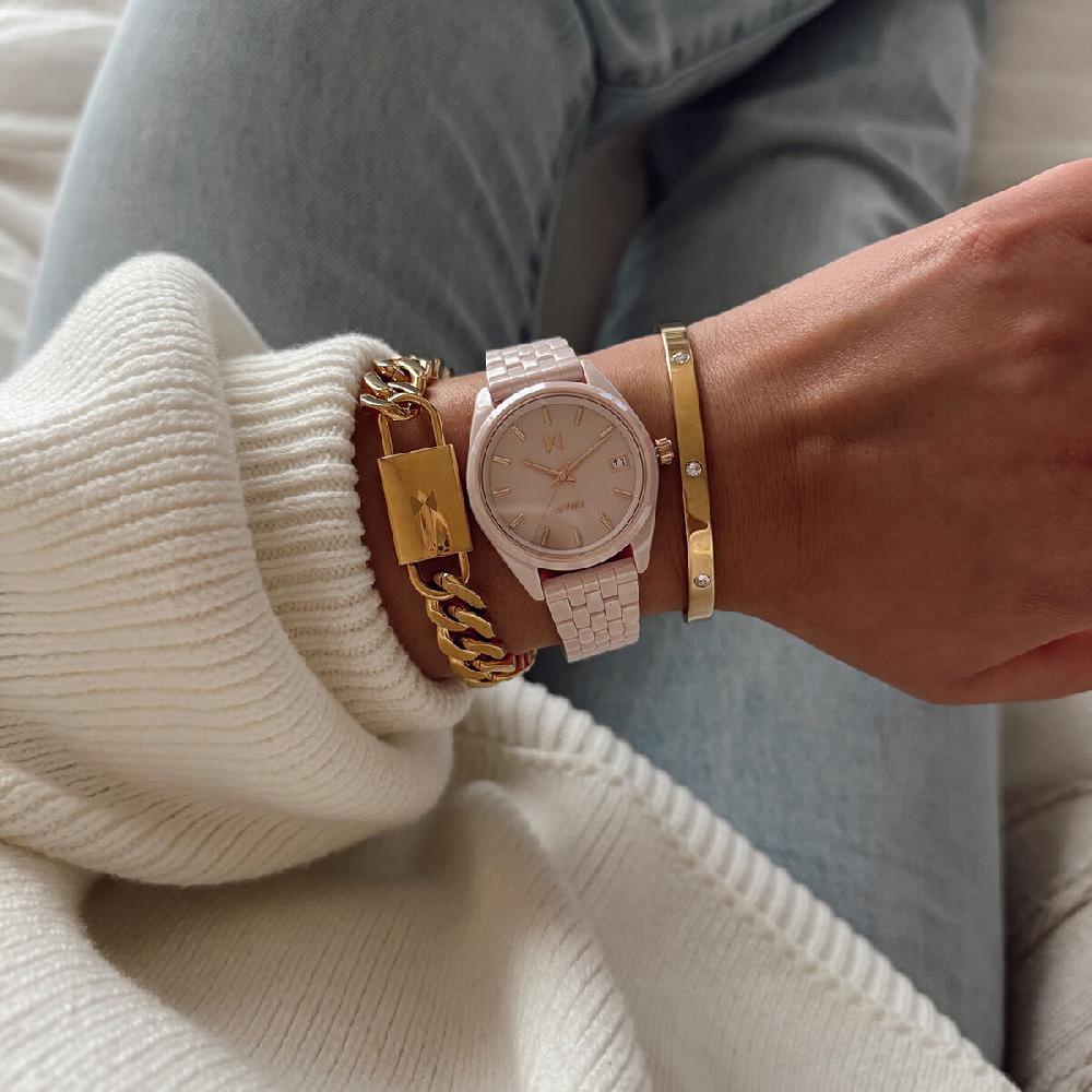 Mvmt Rise Boyfriend Ceramic Petal Blush | 36MM