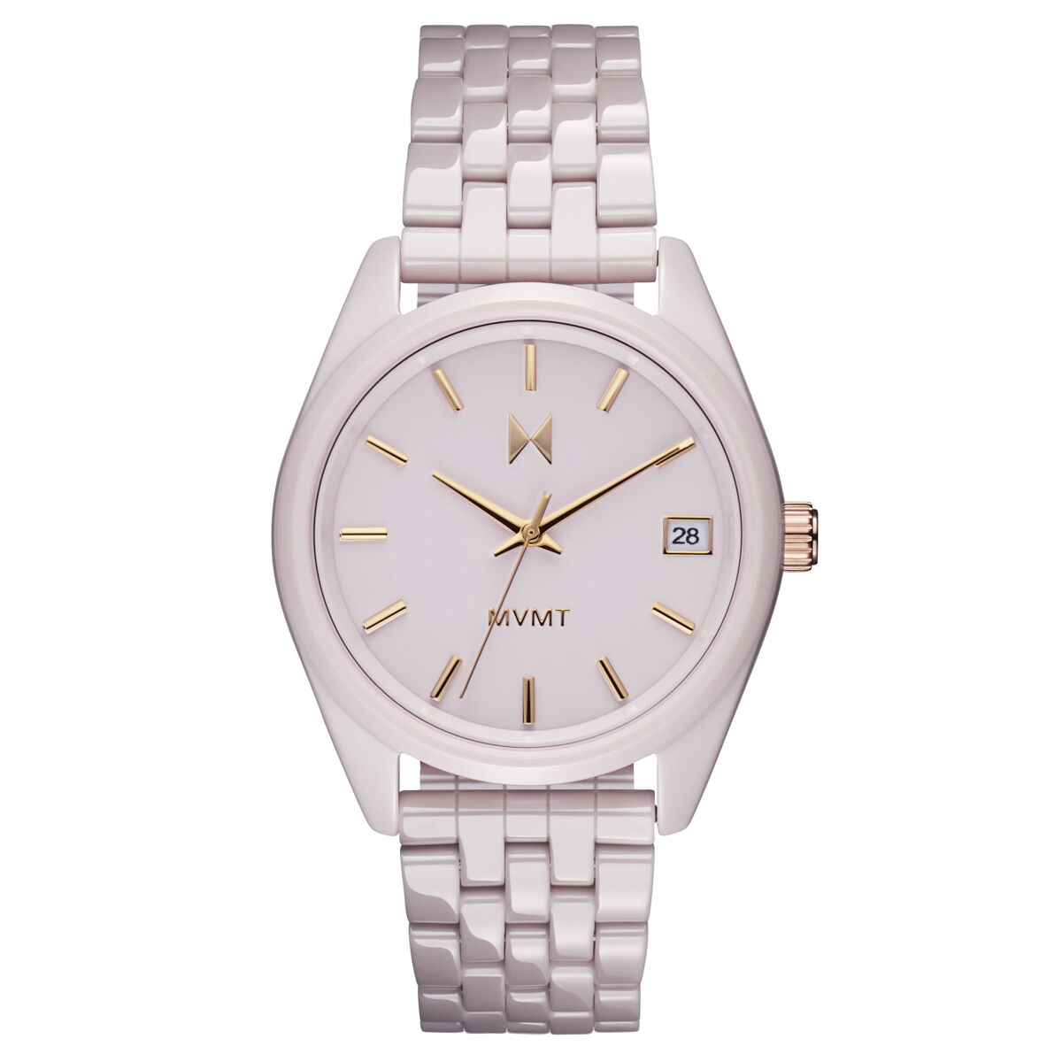 mvmt Rise Boyfriend Ceramic Petal Blush | 36MM