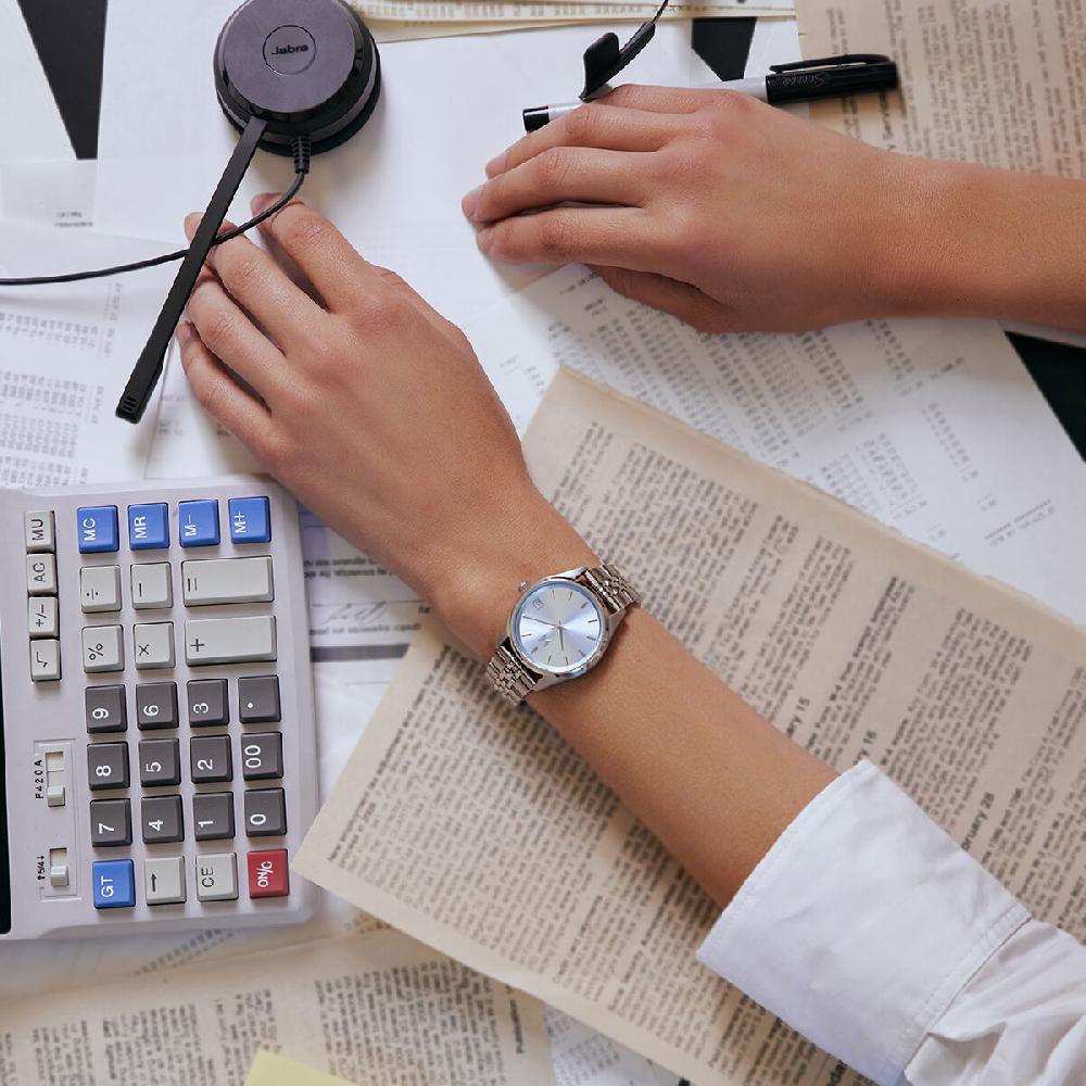 Mvmt Rise Boyfriend Sky Silver | 36MM