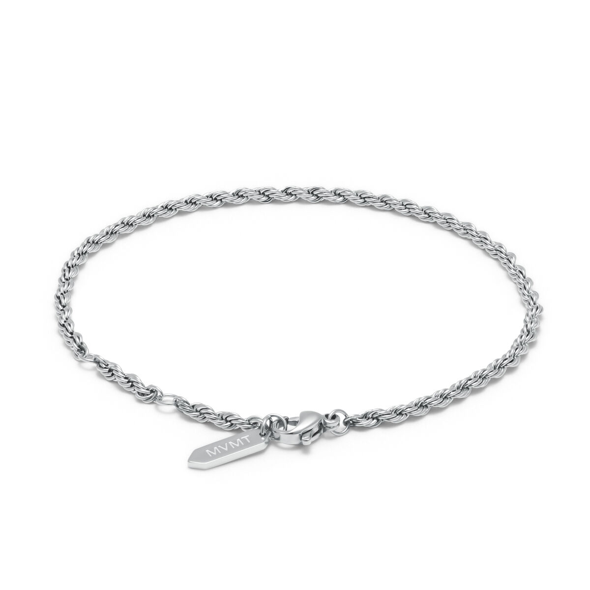 Mvmt Rope Chain Bracelet - 2.4MM Silver