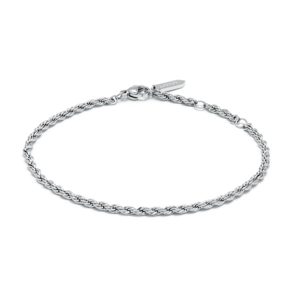 mvmt Rope Chain Bracelet - 2.4MM Silver