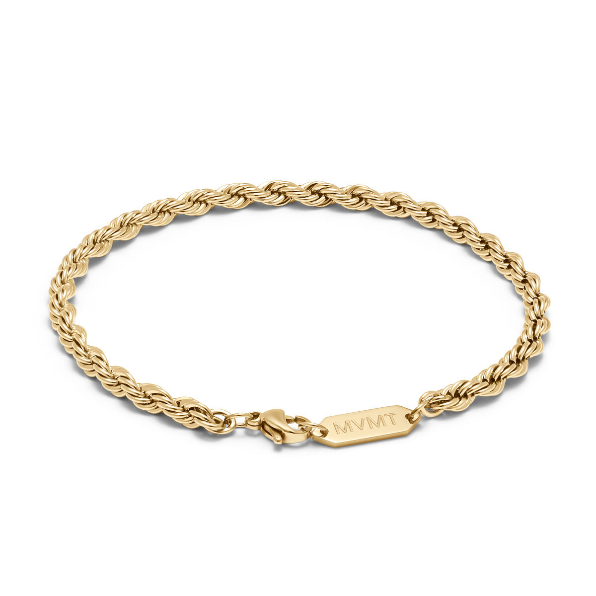 Mvmt Rope Chain Bracelet - 3.9MM Gold