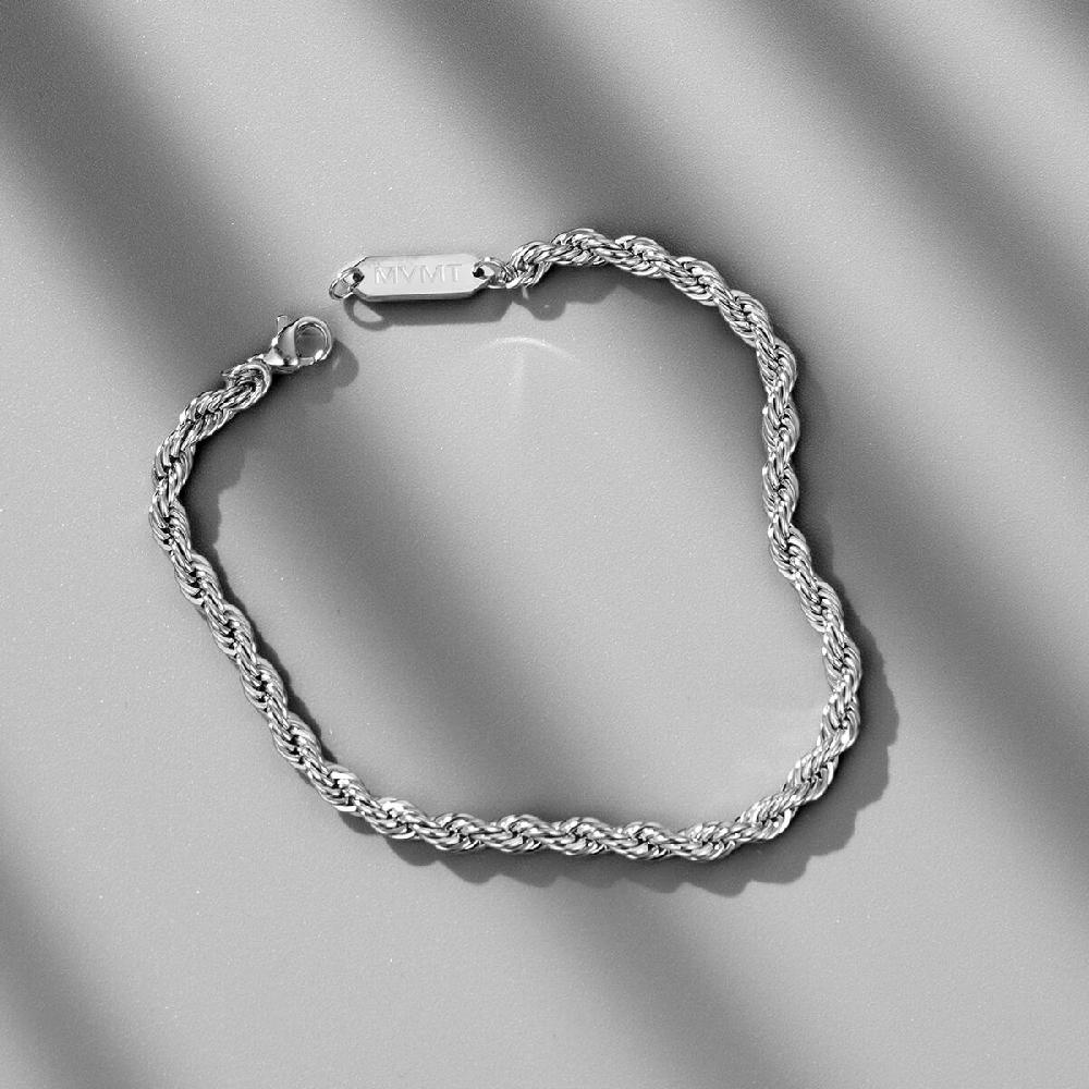 Mvmt Rope Chain Bracelet - 3.9MM Silver