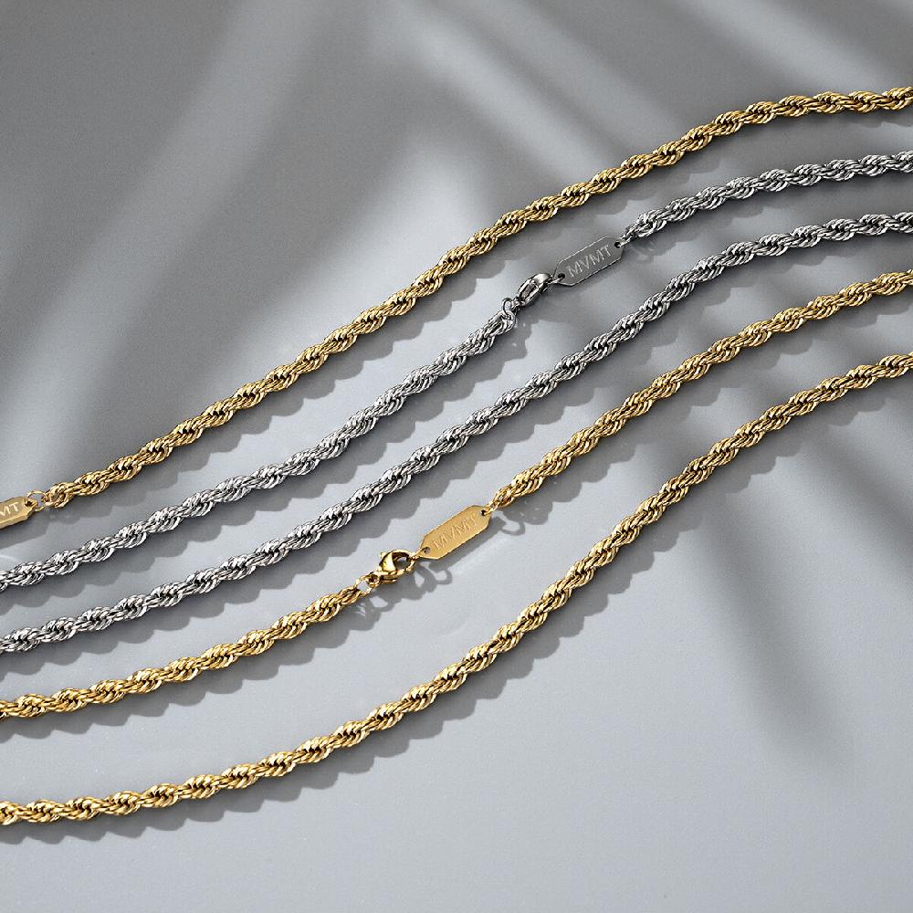 Mvmt Rope Chain Bracelet - 3.9MM Silver